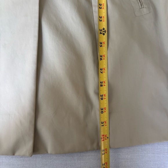 Cole Haan Short Women's Trench Coat Beige M | Classic - Picture 7 of 8